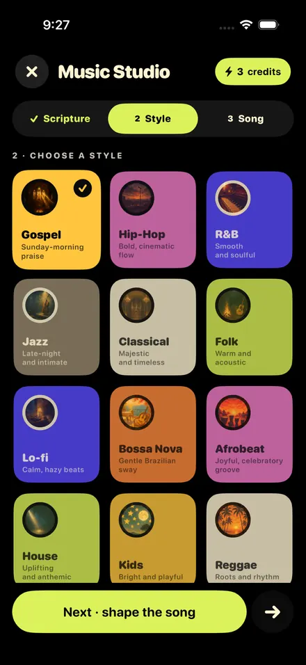 Saturated Life Music Studio: choosing a style